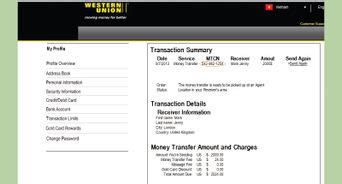 Receive Western Union Money Transfers via .
